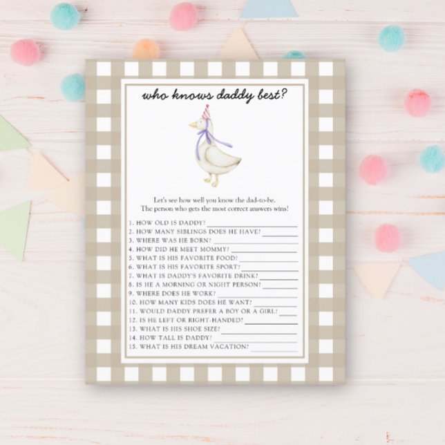 かわいいガチョウ – 誰がパパのゲームを知っ最高のている (クリエイターアップロード済み)