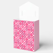 かわいいガレンティンの日ピンクのハートと花柄 フェイバーボックス (オープン)