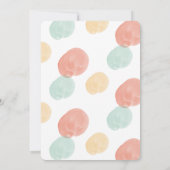 かわいいガレンティン最高ののデイテアスパーティー 招待状 (裏面)