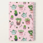 かわいいガーデニングハウスプラントスパイラルノート ノートブック (裏面)