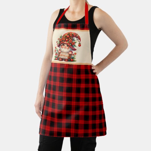 かわいいガーデニング愛好家の格言 エプロン (インサイチュ)