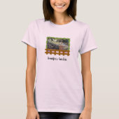 かわいいガーデニング植物園芸愛好家個人 Tシャツ (正面)