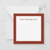 かわいいガーデニング豚の愛好家に文字を追加 ノートカード (裏面)