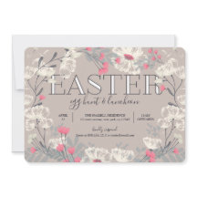 かわいいガーデンでのイースターエッグハントとランチへの招待