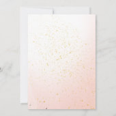 かわいいガーデンの花のスイート16のお礼のカード 招待状 (裏面)