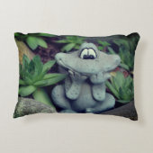 かわいいガーデンカエル多肉園 アクセントクッション (裏面)
