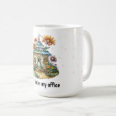 かわいいガーデンコテージ コーヒーマグカップ (正面右)