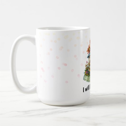 かわいいガーデンコテージ コーヒーマグカップ (左)