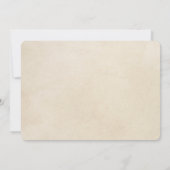 かわいいガーデンピクニックベビーシャワー 招待状 (裏面)