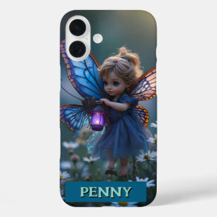 かわいいガーデンフェアリーお洒落エンチャント自然ギフト iPhone 16 PLUSケース