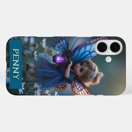 かわいいガーデンフェアリーお洒落エンチャント自然ギフト Case-Mate iPhoneケース (裏面 (横))