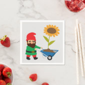 かわいいガーデン格言おもしろい スタンダードカクテルナプキン (インサイチュ)