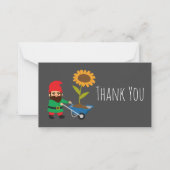 かわいいガーデン格言おもしろい ノートカード (正面)