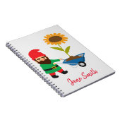 かわいいガーデン格言おもしろい ノートブック (右側)