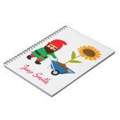 かわいいガーデン格言おもしろい ノートブック (左側)