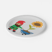 かわいいガーデン格言おもしろい ペーパープレート (アングル)