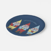 かわいいガーデン格言カスタムメッセージパーティー ペーパープレート (アングル)