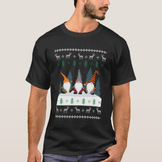 かわいいガーデン格言クリスマス小妖精や小人クリスマスのために醜い Tシャツ