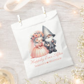 かわいいガーデン結婚格言ズ – 楽しくずっと後 フェイバーバッグ (クリップ留めされた状態)