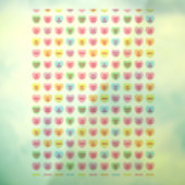 かわいいガーリーおもしろいハートバレンタインデー ウィンドウサイン (シート3)