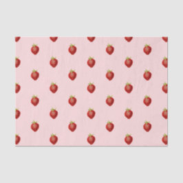 かわいいガーリーなストロベリーソフトピンク 薄葉紙