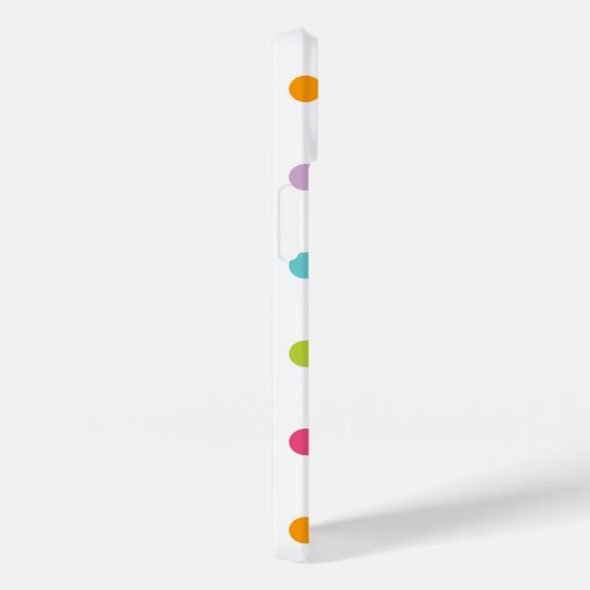 かわいいガーリーカラフル水玉模様 Case-Mate iPhoneケース (裏面 / 右)