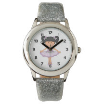 かわいいガーリーキッズバレリーナ