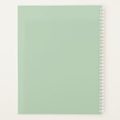 かわいいガーリーグリーン2025 プランナー手帳 (裏面)