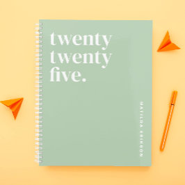 かわいいガーリーグリーン2025 プランナー手帳