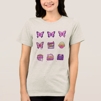かわいいガーリーデザインTシャツ トライブレンドTシャツ