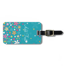 かわいいガーリートレンディーの手描きフローラ