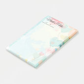 かわいいガーリーハートバルーン4" x 6" ポストイット (アングル)