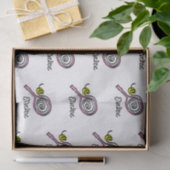 かわいいガーリーピンクテニスラケットカスタムティッシュペーパー 薄葉紙 (ギフト)