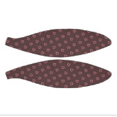 かわいいガーリーピンクハート水玉模様パターン ミニバスケットボール (パネル)