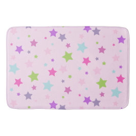 かわいいガーリーピンクバスマット星 バスマット