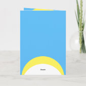 かわいいガーリーピンクヘア10代のガール誕生日 カード (裏面)