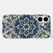 かわいいガーリーフローラアールヌーボーデザイン Case-Mate iPhoneケース (裏面 (横))