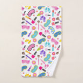 かわいいガーリーメイクアップ バスタオルセット (ハンドタオル)