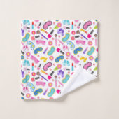 かわいいガーリーメイクアップ バスタオルセット (ウォッシュタオル)