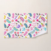 かわいいガーリーメイクアップ バスタオルセット (ハンドタオル)