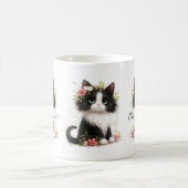 かわいいガーリー子猫ギフトマ子供へグ コーヒーマグカップ (中央)
