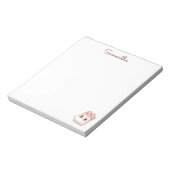 かわいいガーリー新学期 ノートパッド (回転)