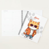 かわいいガーリー猫 プランナー手帳 (ディスプレー)