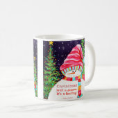 かわいいガーリー雪だるまクリスマスのインスピレーション コーヒーマグカップ (正面右)