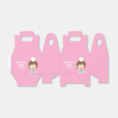 かわいいガールシェフ料理ベーキング誕生日パーティー フェイバーボックス (折り畳みなし)