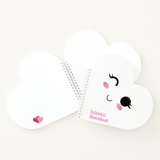 かわいいガールスパイラルノート ノートブック (内部)