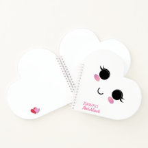 かわいいガールスパイラルノート