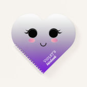 かわいいガールノートブック ノートブック (正面)