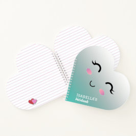 かわいいガールノートブック ノートブック