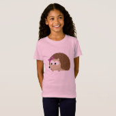 かわいいガールハリネズミ Tシャツ (正面フル)